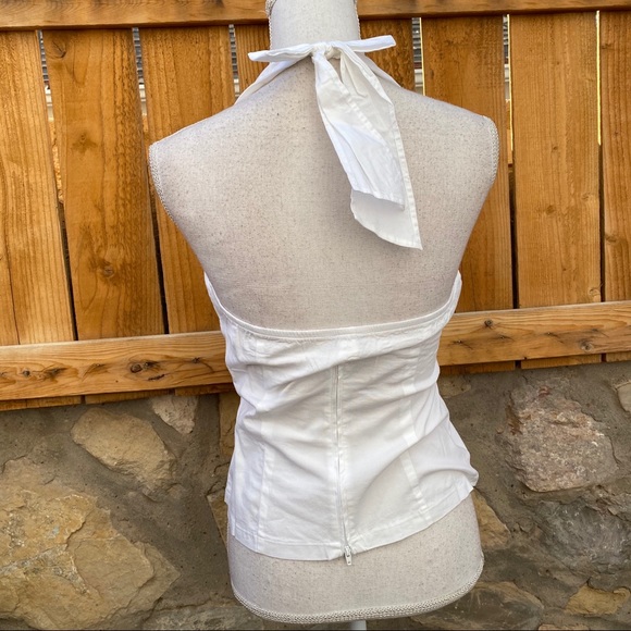 AZIZ white top open shoulder M L - Picture 5 of 8